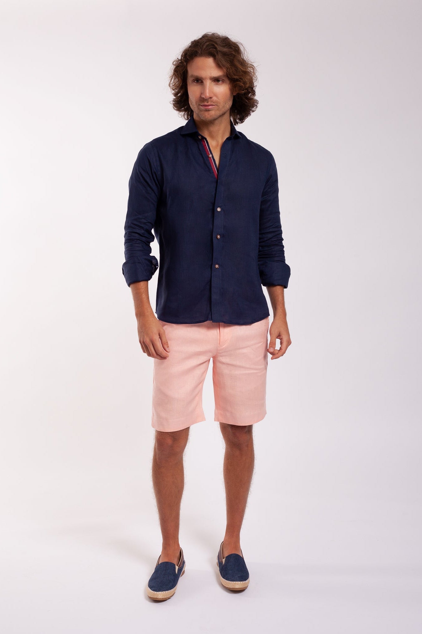 Linen Bermuda Shorts