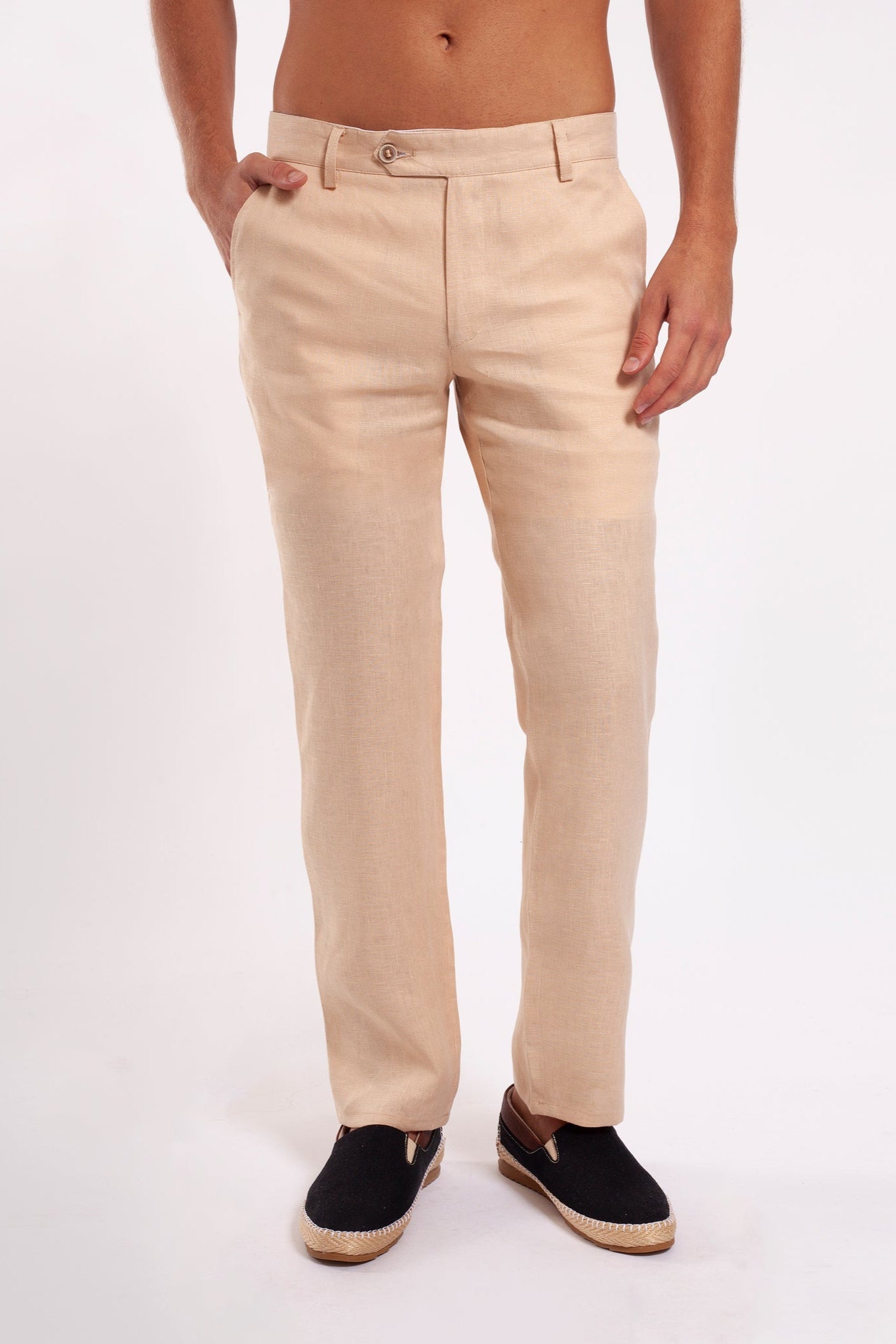 Linen Pants - Light Arena