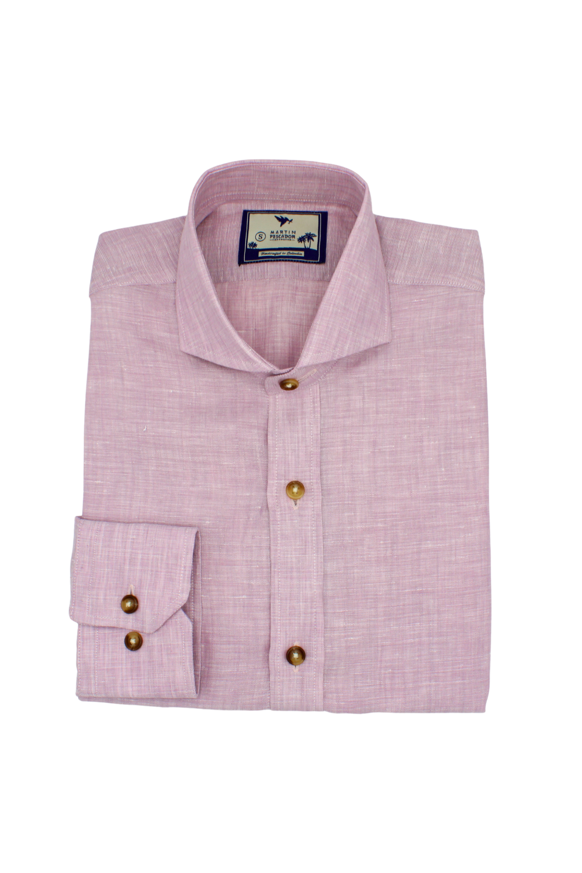 100% Linen Shirts – French Collar – European Flax