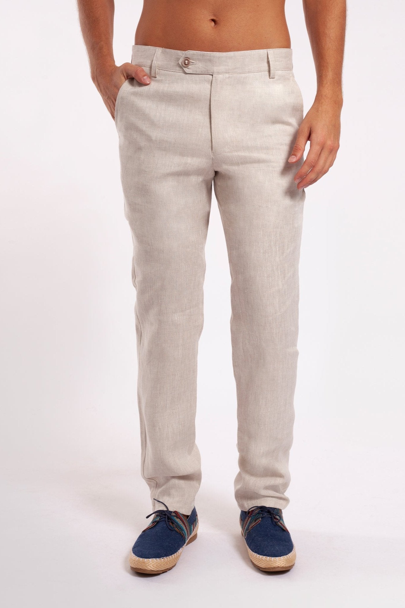 Linen Pants - Natural