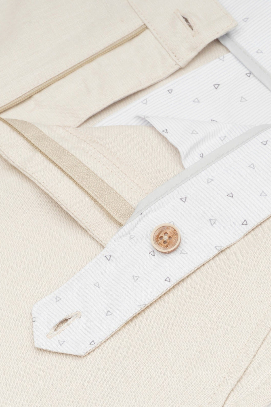 Linen Pants - Beige