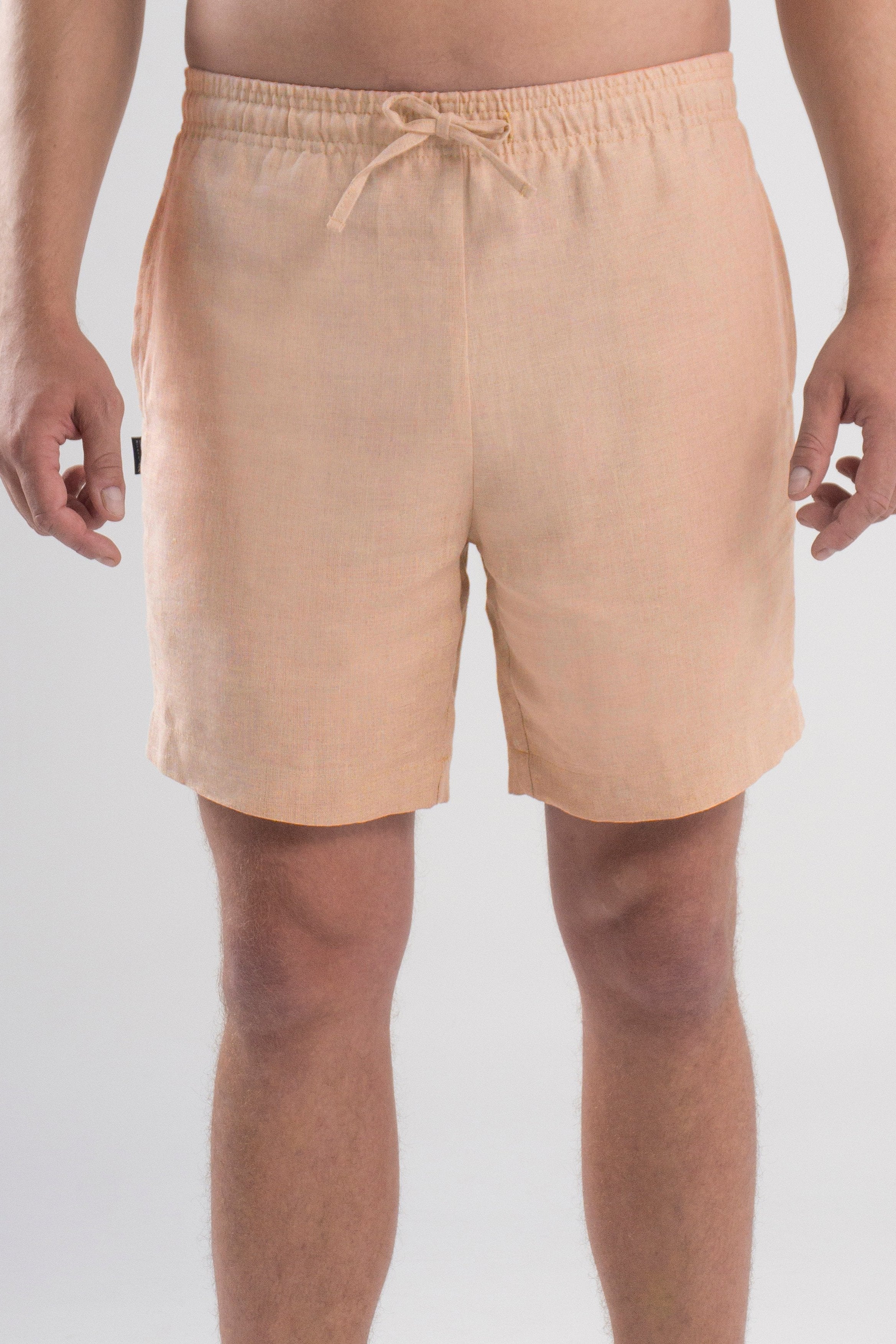 Linen Leisure Short - Light Arena