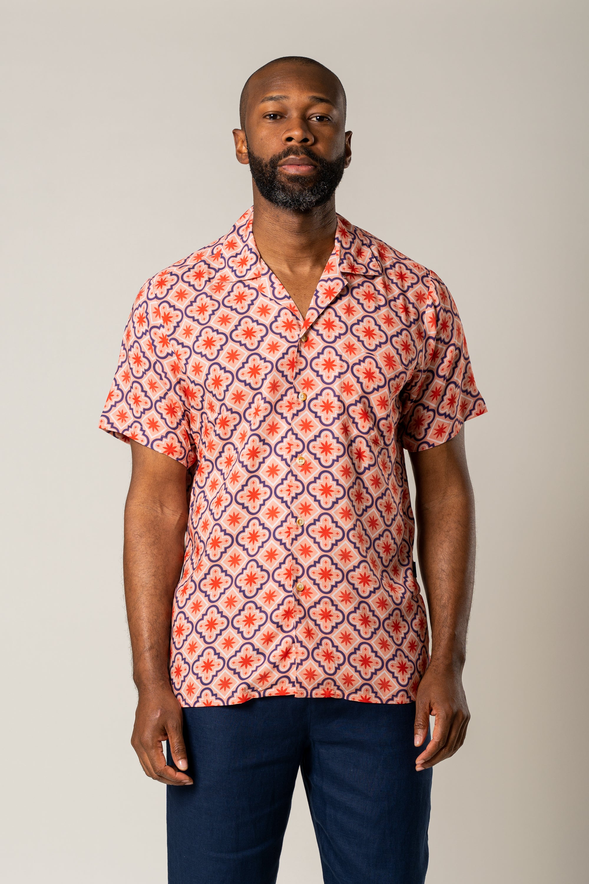 Ecovero Cuban Collar Shirt