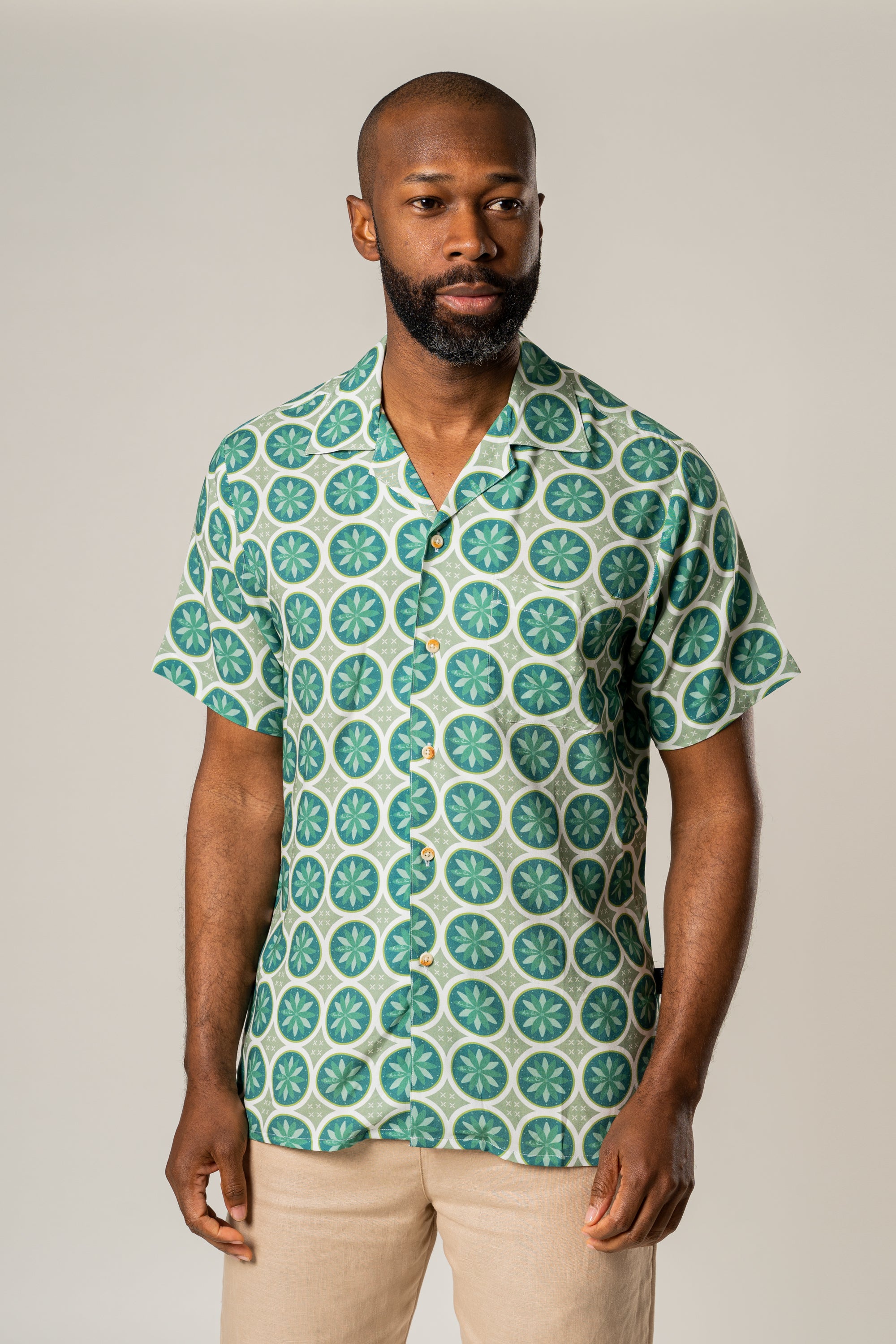 Ecovero Cuban Collar Shirt